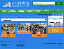 Tablet Screenshot of meadereads.org